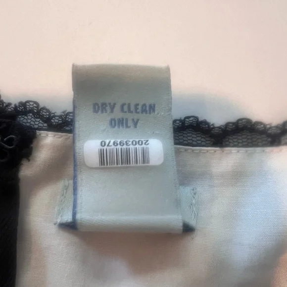 ODILLE Anthropologie black empire waist cotton dress, size 8 - Picture 7 of 10